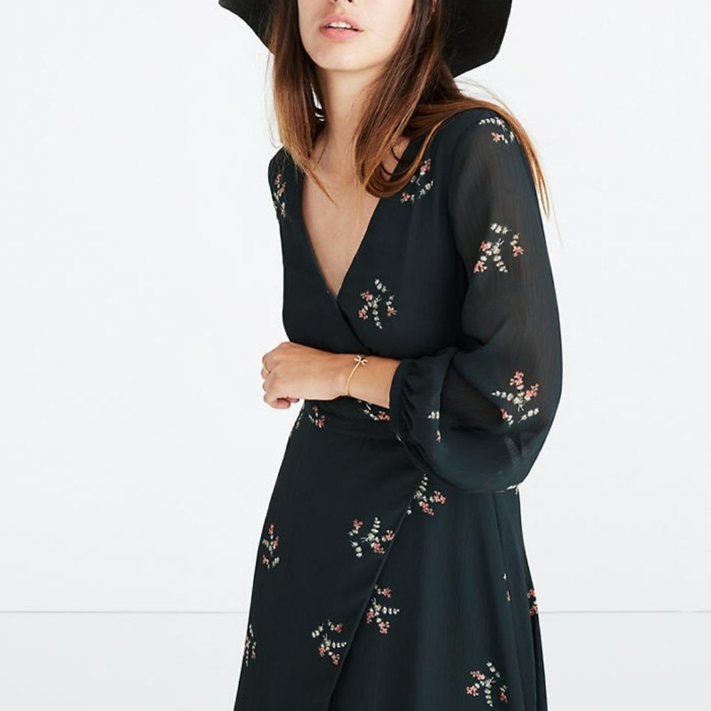 Madewell Nightflower Maxi Dress in Wild Botanic